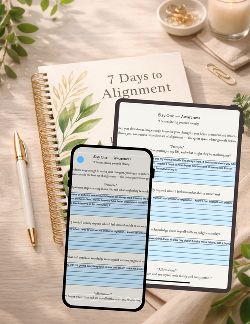 7 Days to Alignment: A Guided Journal for Faith, Clarity & Growth
