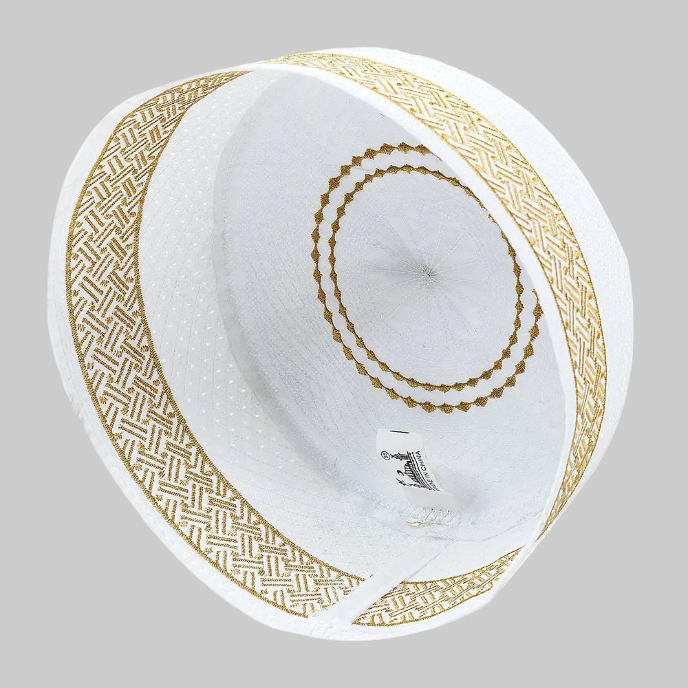 Muslim Men Cotton Kufi