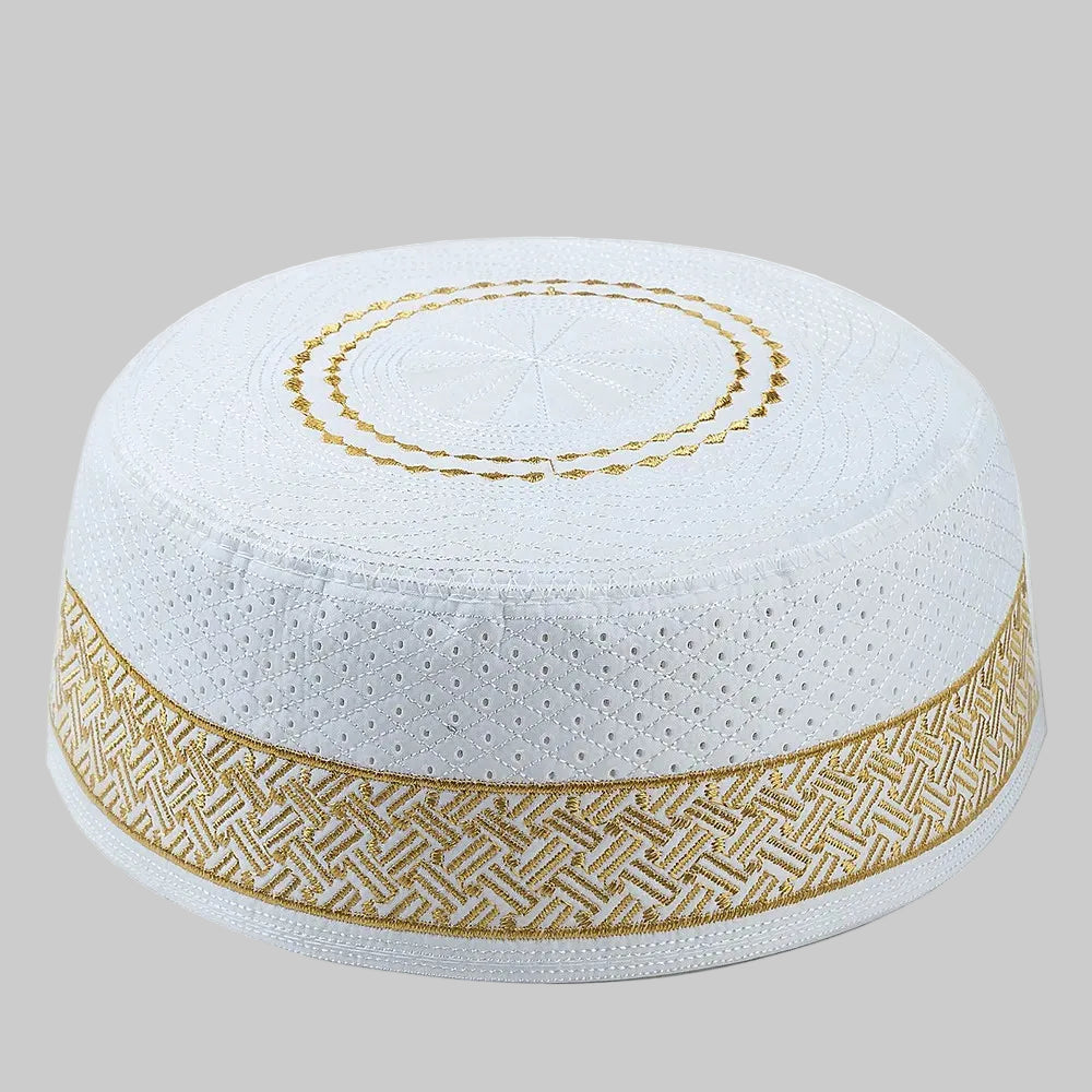 Muslim Men Cotton Kufi