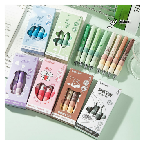 Cloud Grip Erasable Gel Pens – 4 Pack