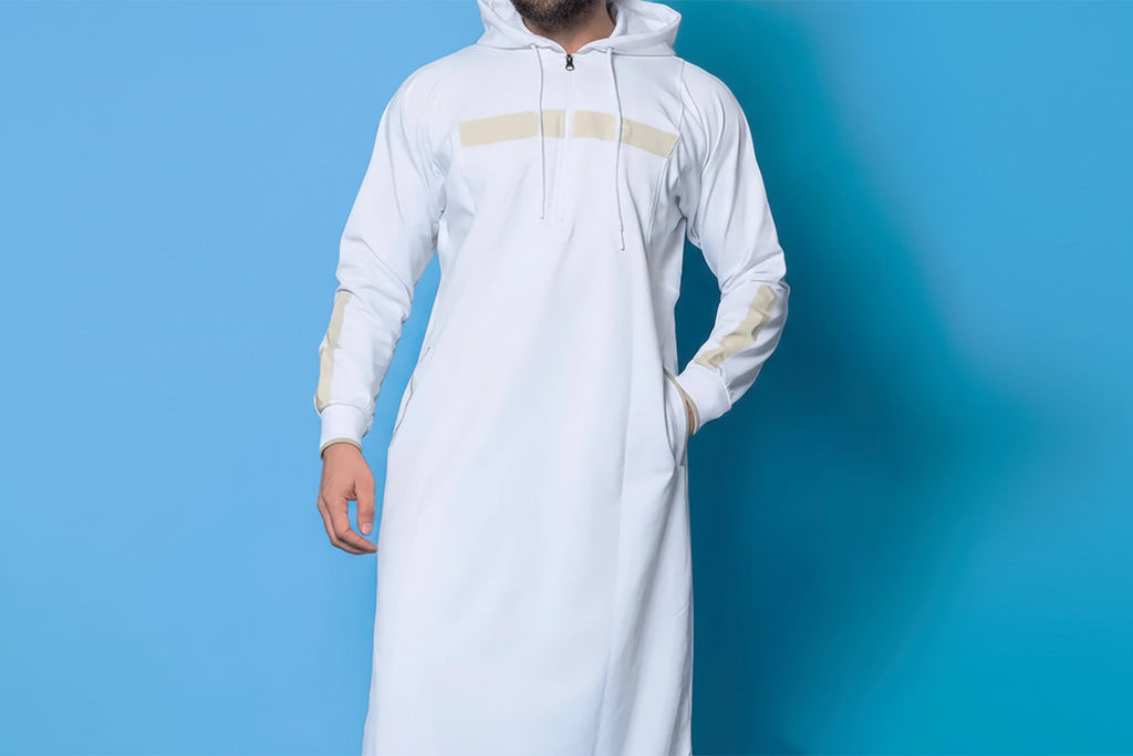 Hooded Stripe Thobe