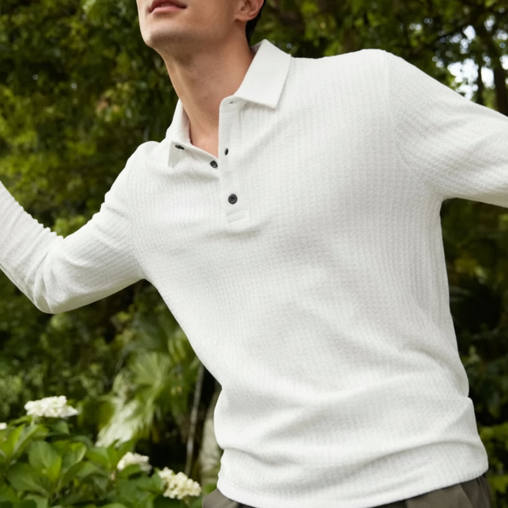 Classic Long-Sleeve Polo