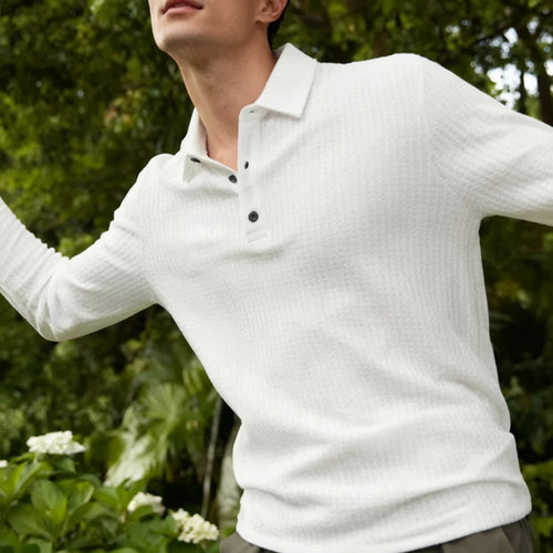 Classic Long-Sleeve Polo