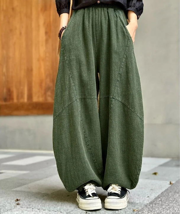 Linen Lantern Pants