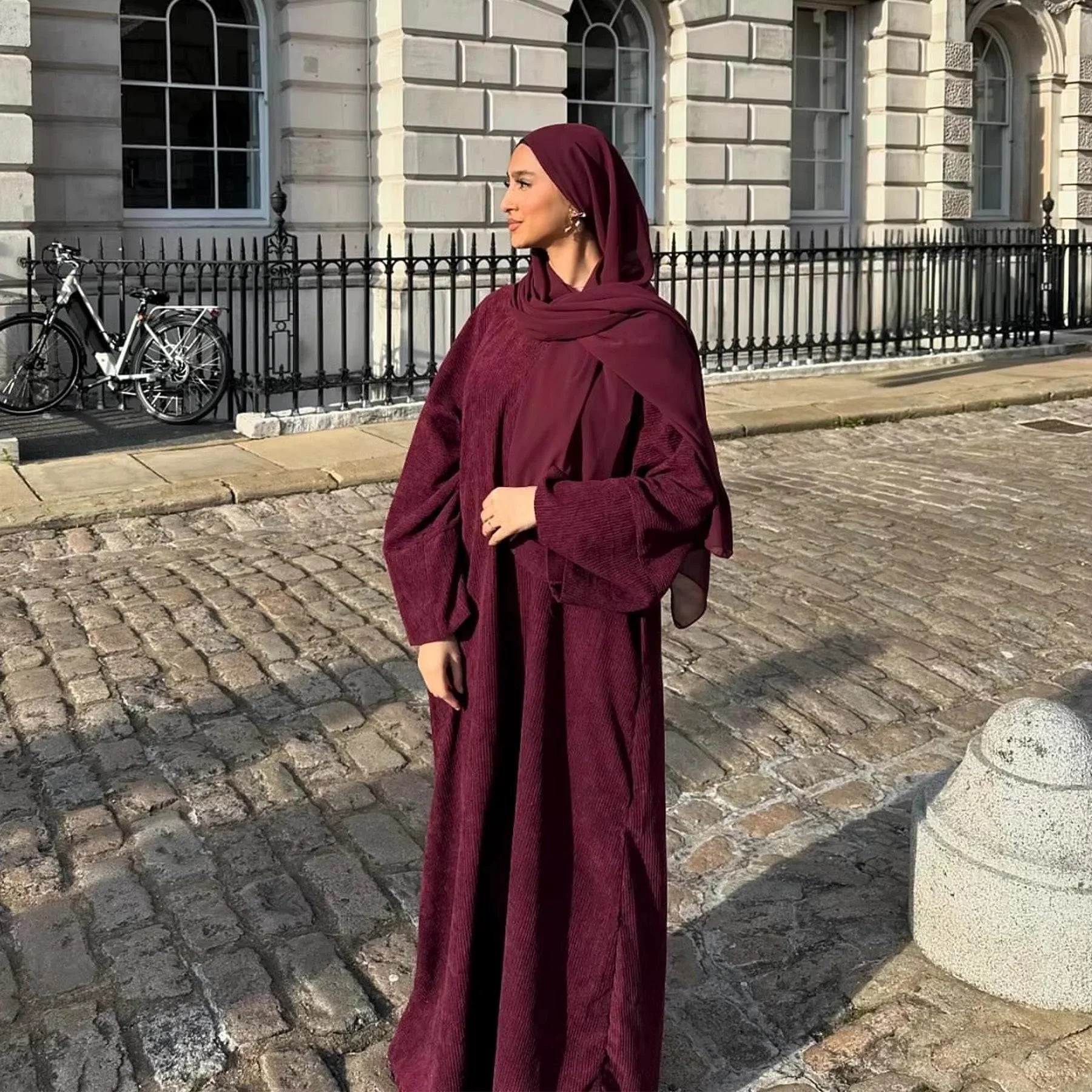 Batwing Drape Abaya