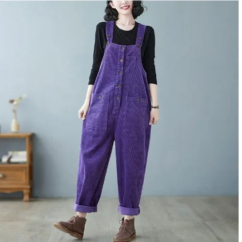 Corduroy Pocket Overalls