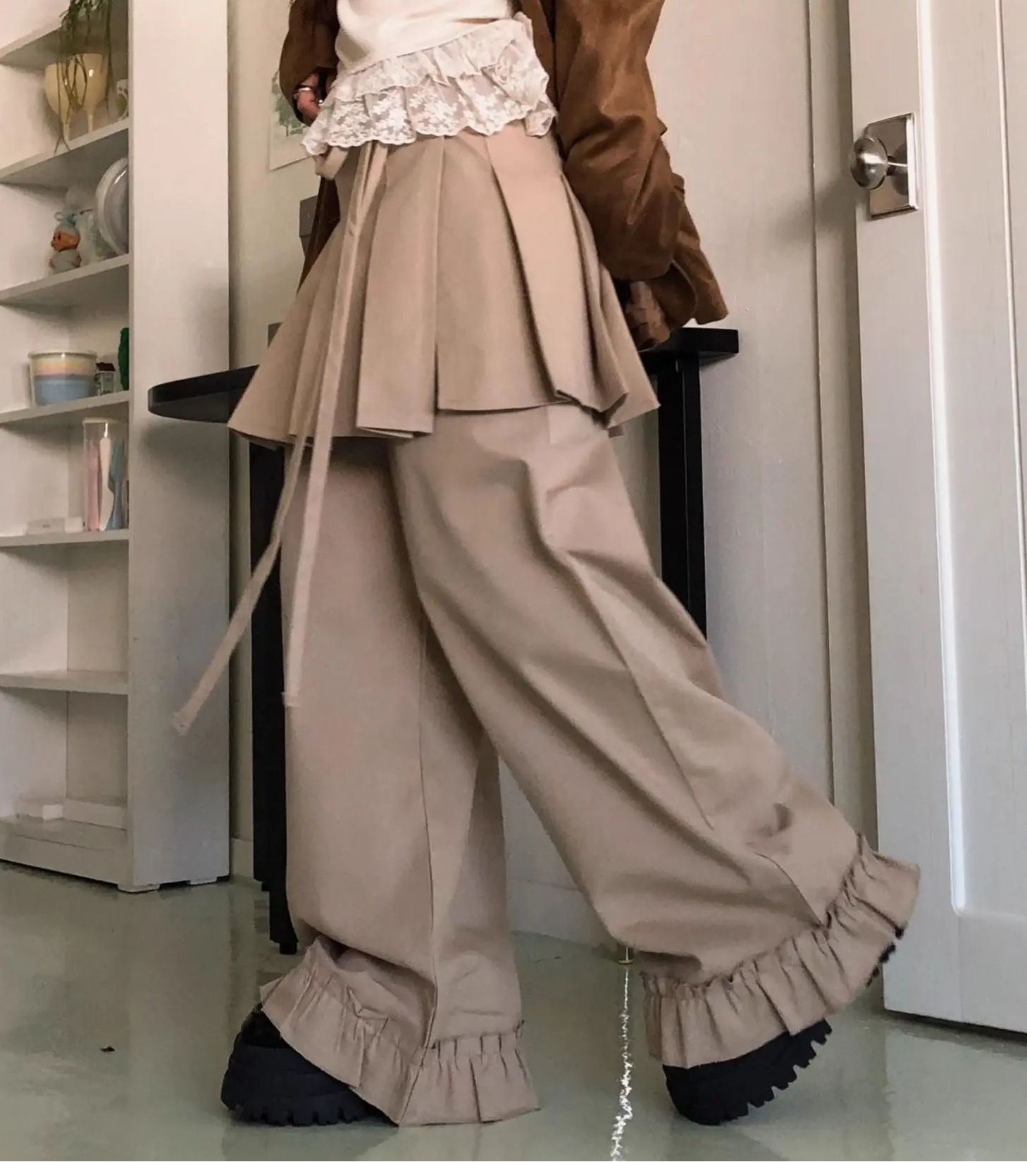 Detachable Skirt Cargo Pants