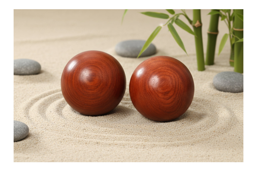 Rosewood Release Baoding Balls (set of 2)