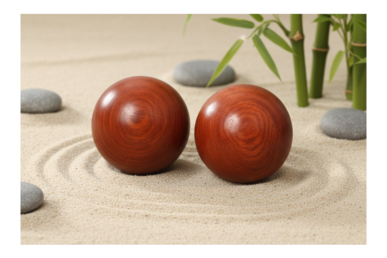 Rosewood Release Baoding Balls (set of 2)