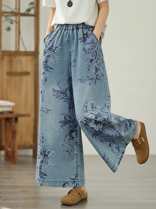 Floral Denim Bloom Jeans