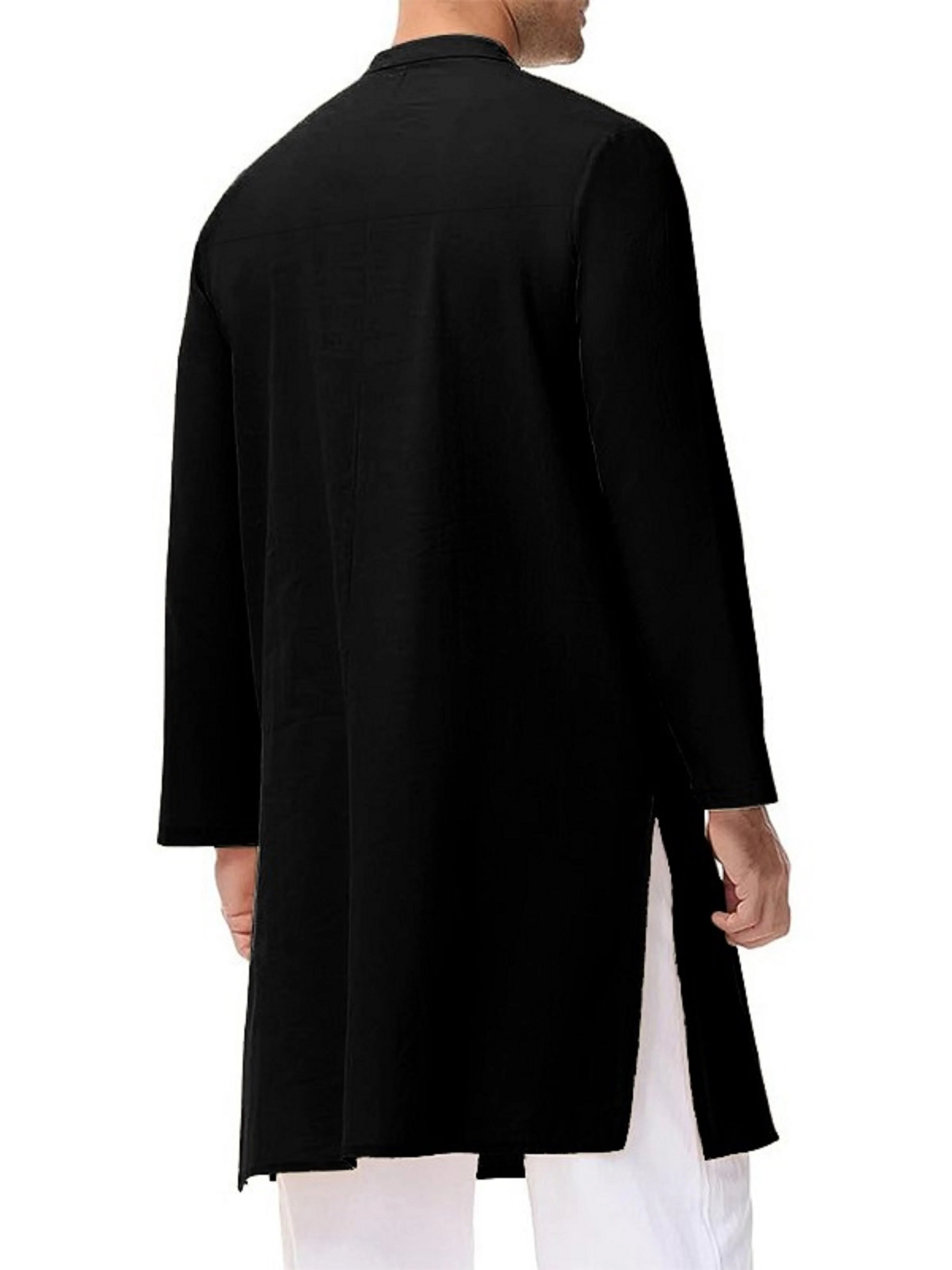 Black Stand Collar Jubba