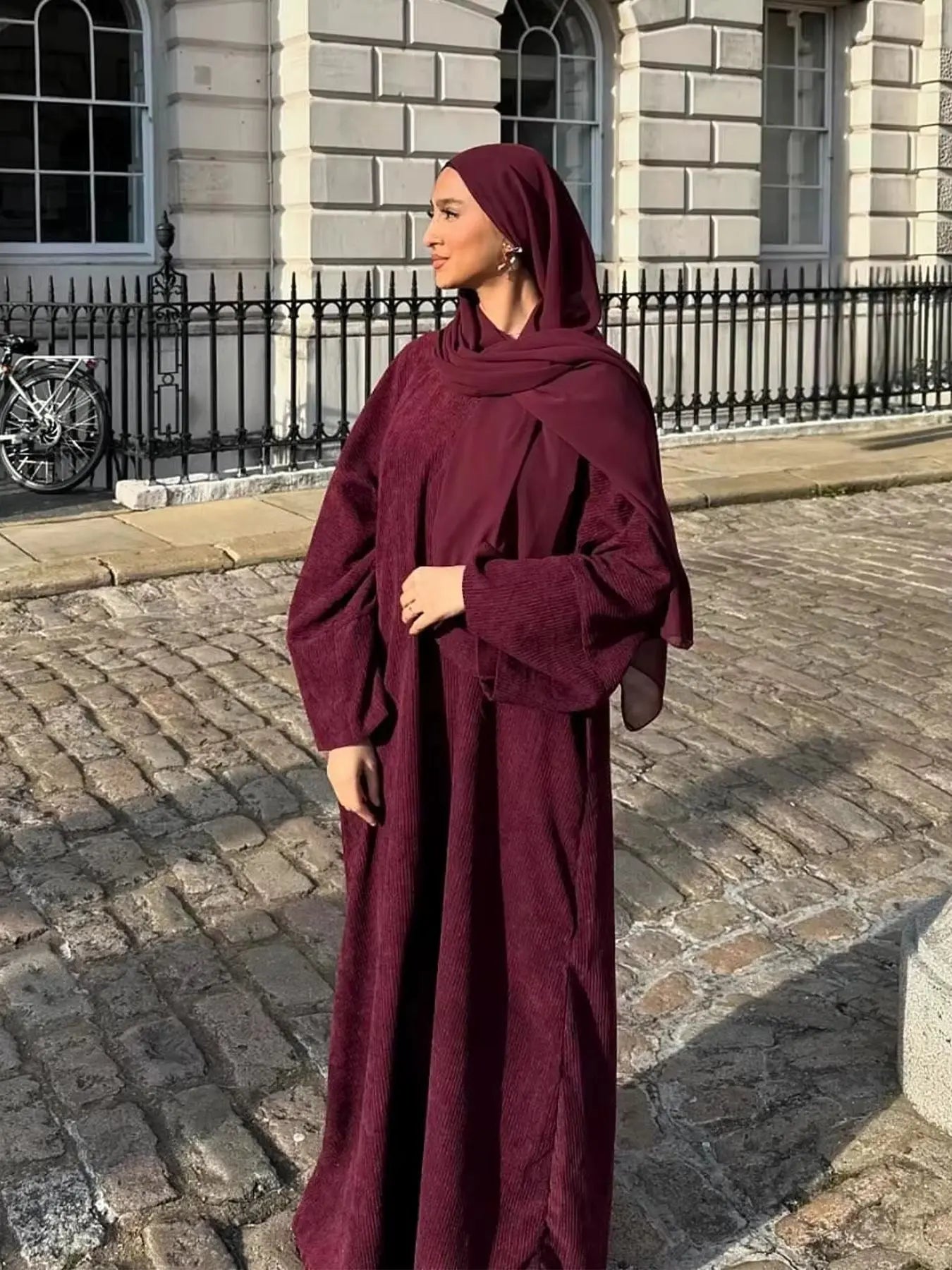 Batwing Drape Abaya