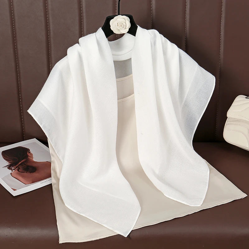 Linen Solid Color Scarf