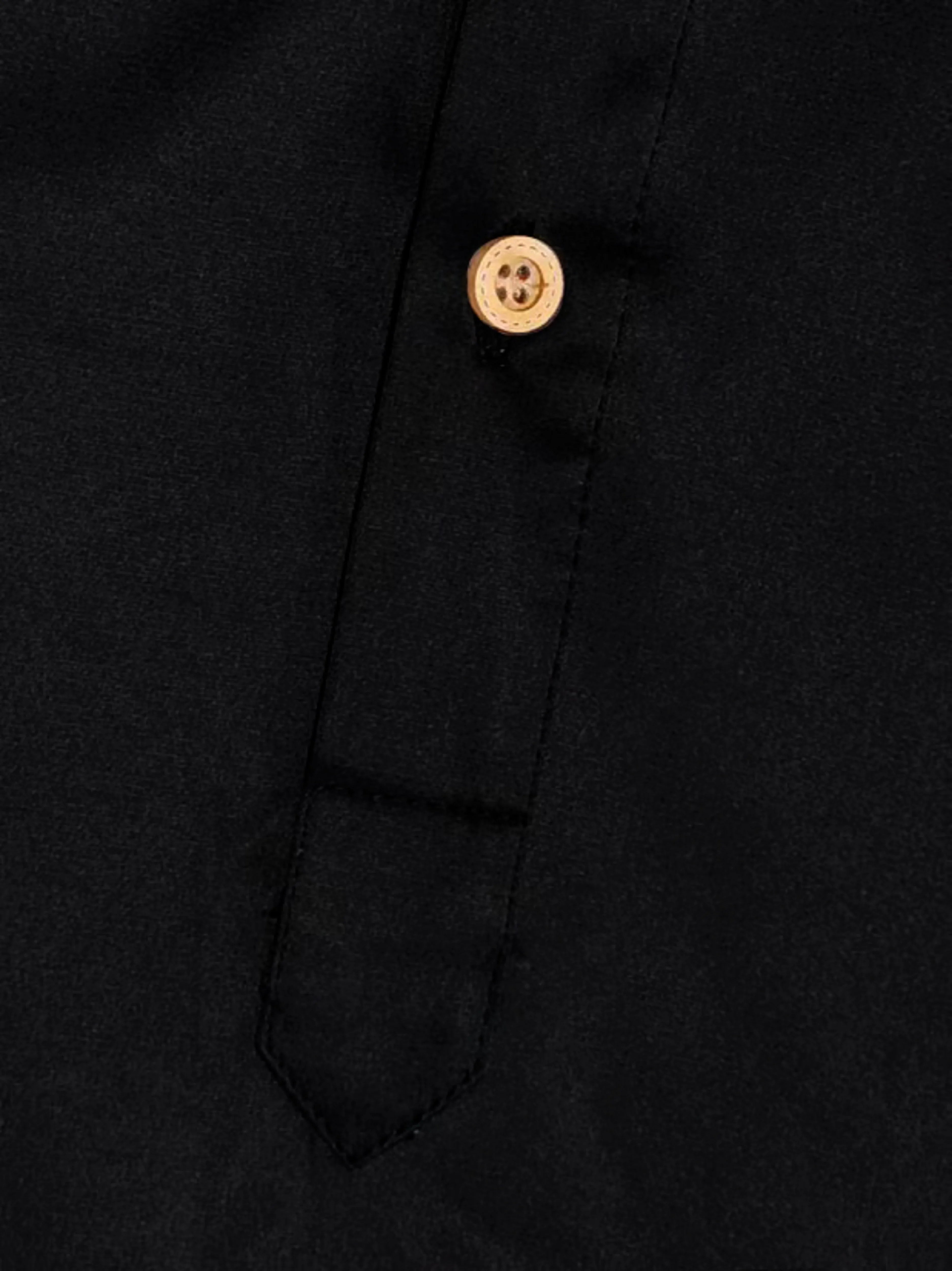 Black Stand Collar Jubba