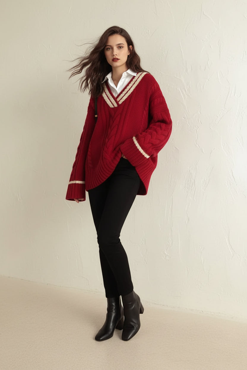 Oversized Knitted Sweater