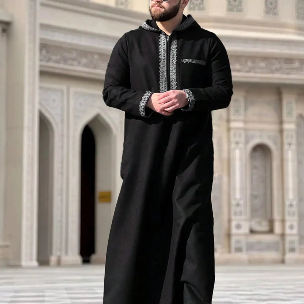 Onyx Thread Long Thobe
