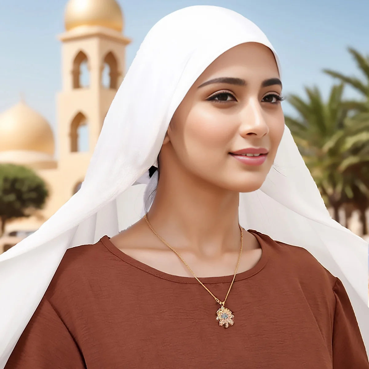 Instant Tie Chiffon Hijab With Built-In Undercap