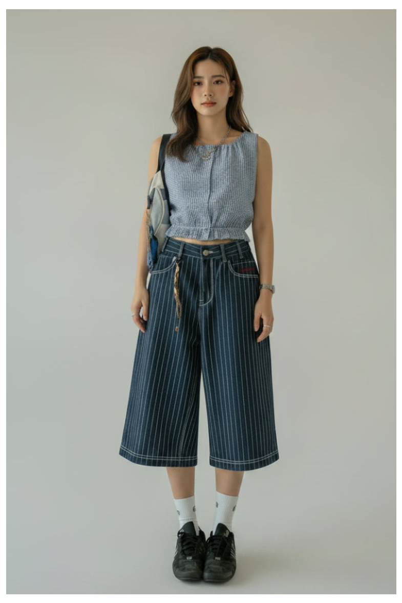 Tidal Stripe Shorts