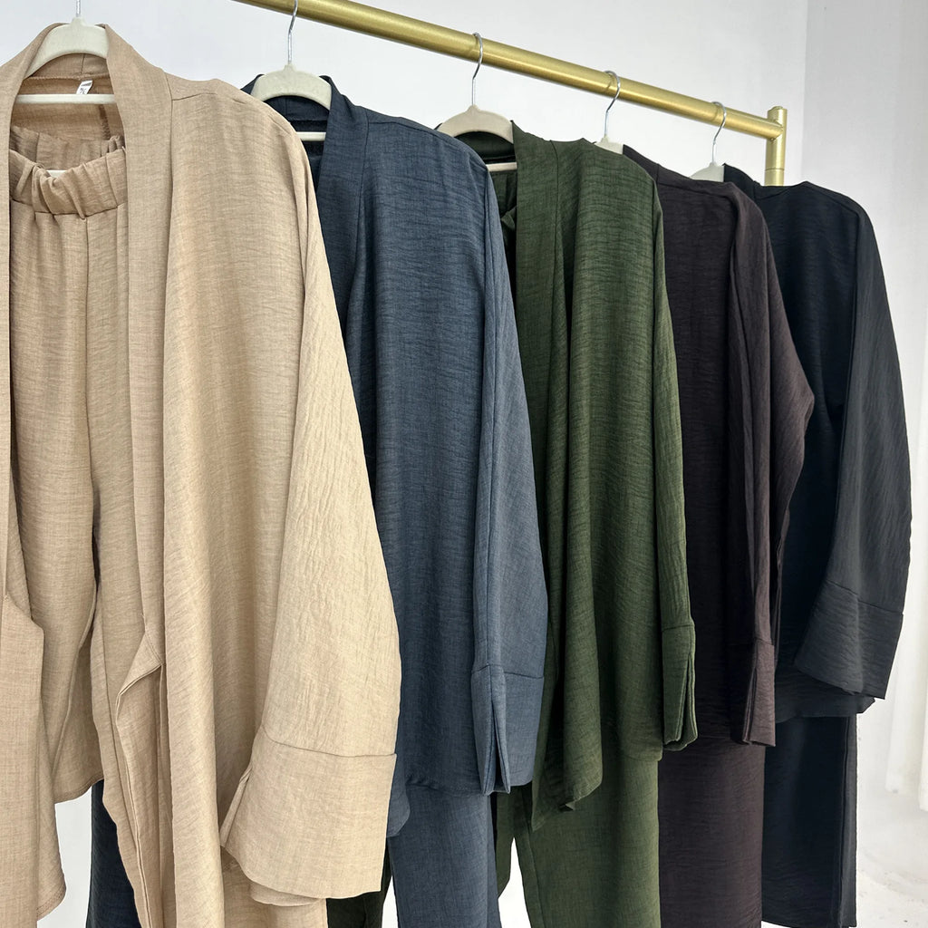 Velour Drape Two-Piece Set