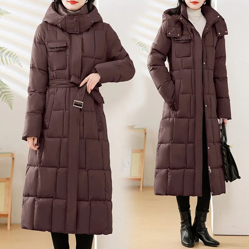 Winterline Long Puffer Coat