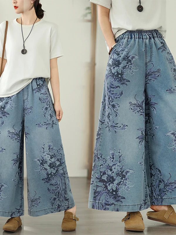 Floral Denim Bloom Jeans