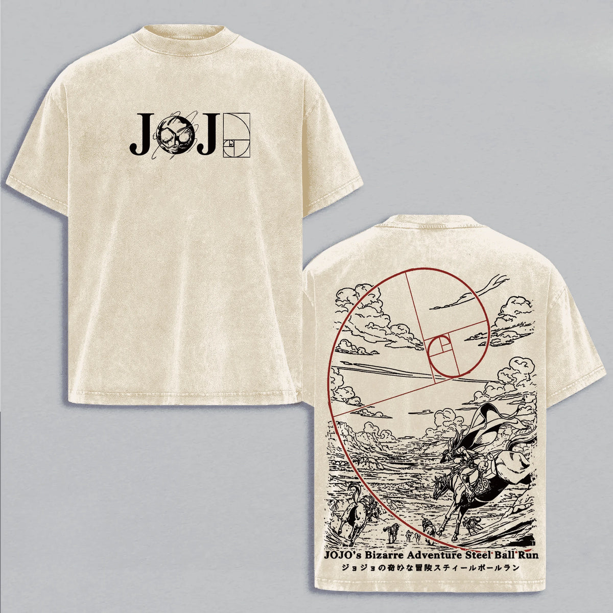 JoJo's Bizarre Adventure Vintage Wash Tee