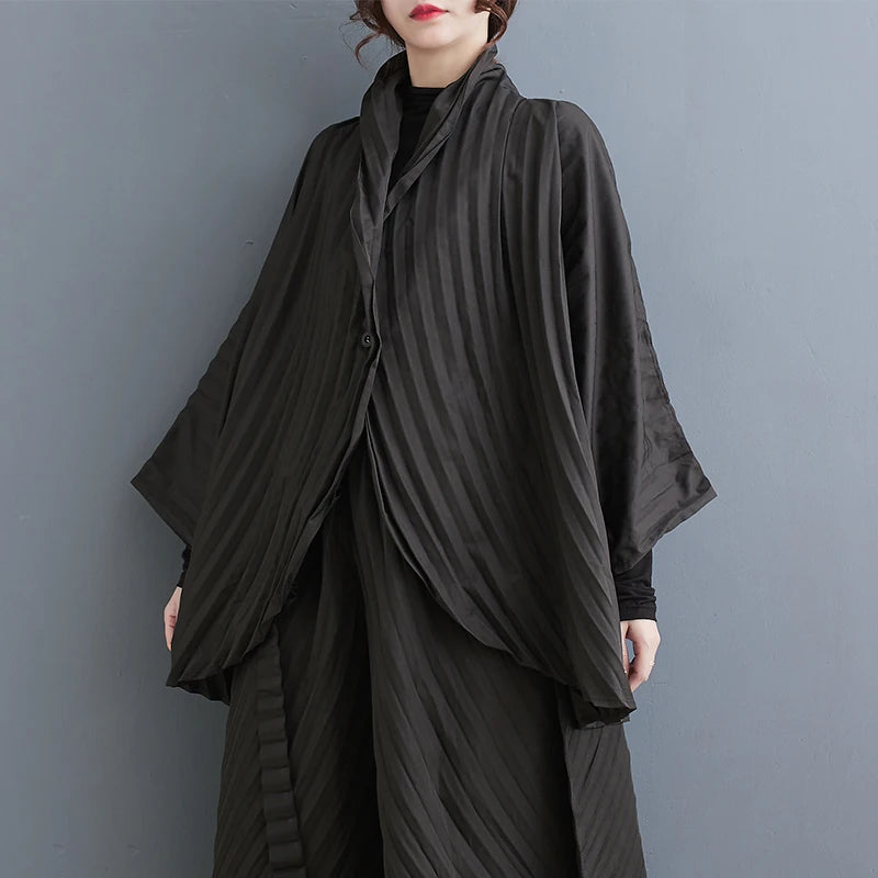 Shadow Pleat Relaxed Top & Pants