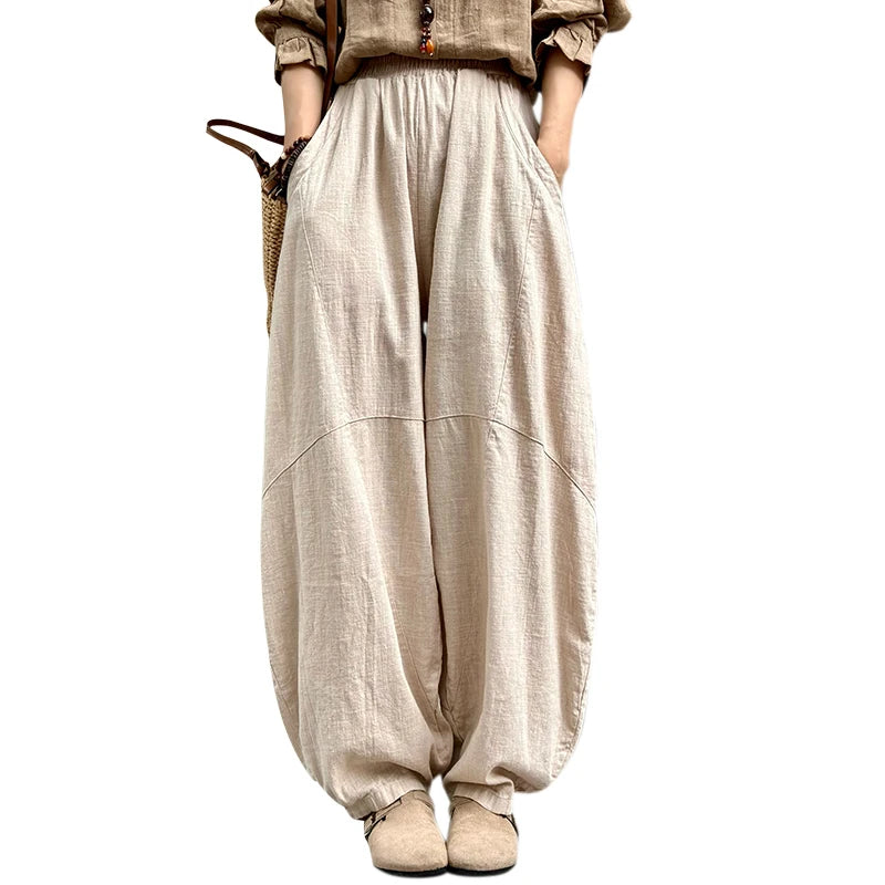 Linen Lantern Pants