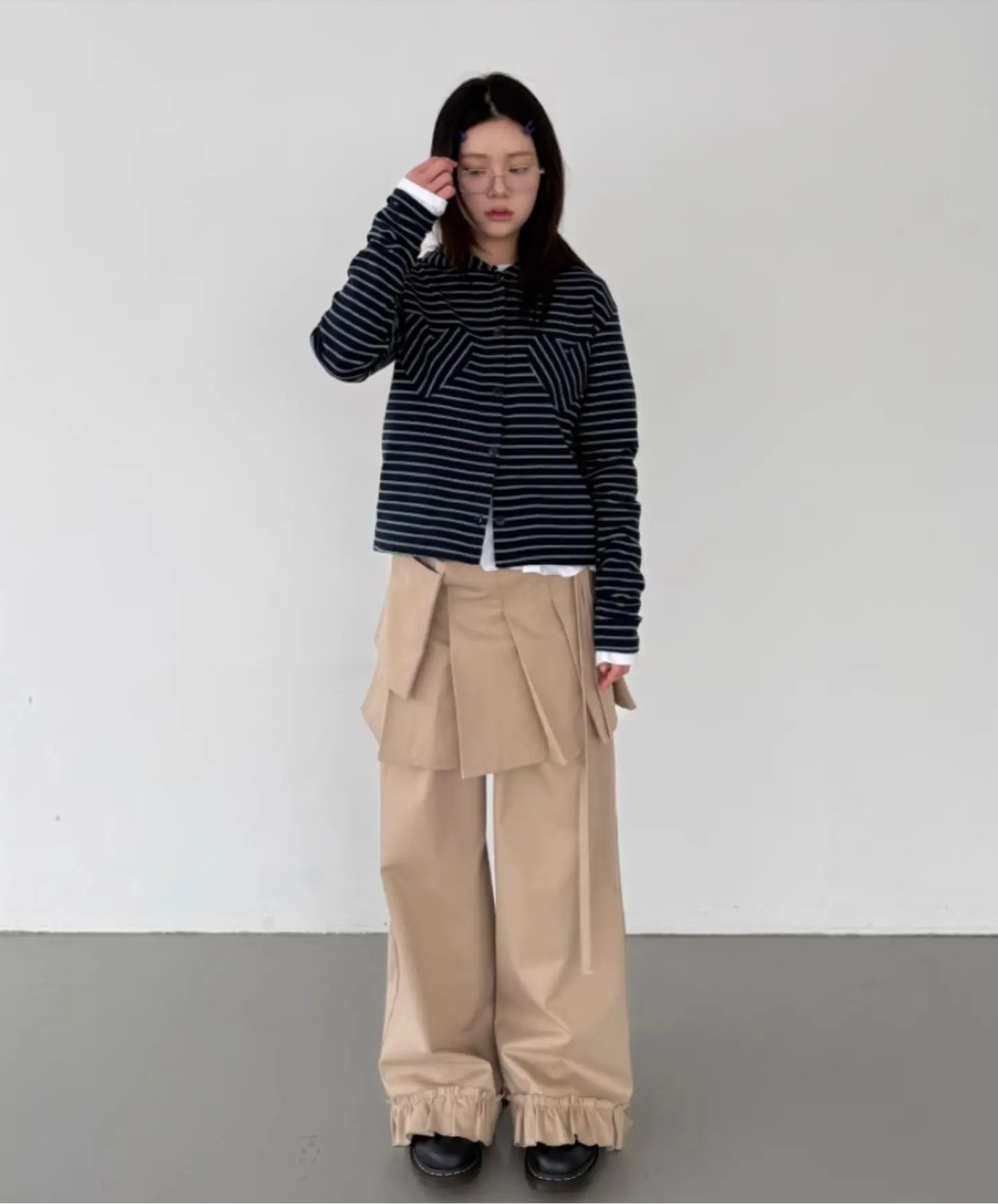 Detachable Skirt Cargo Pants