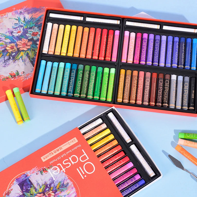 Soft Oil Pastel Crayon Set