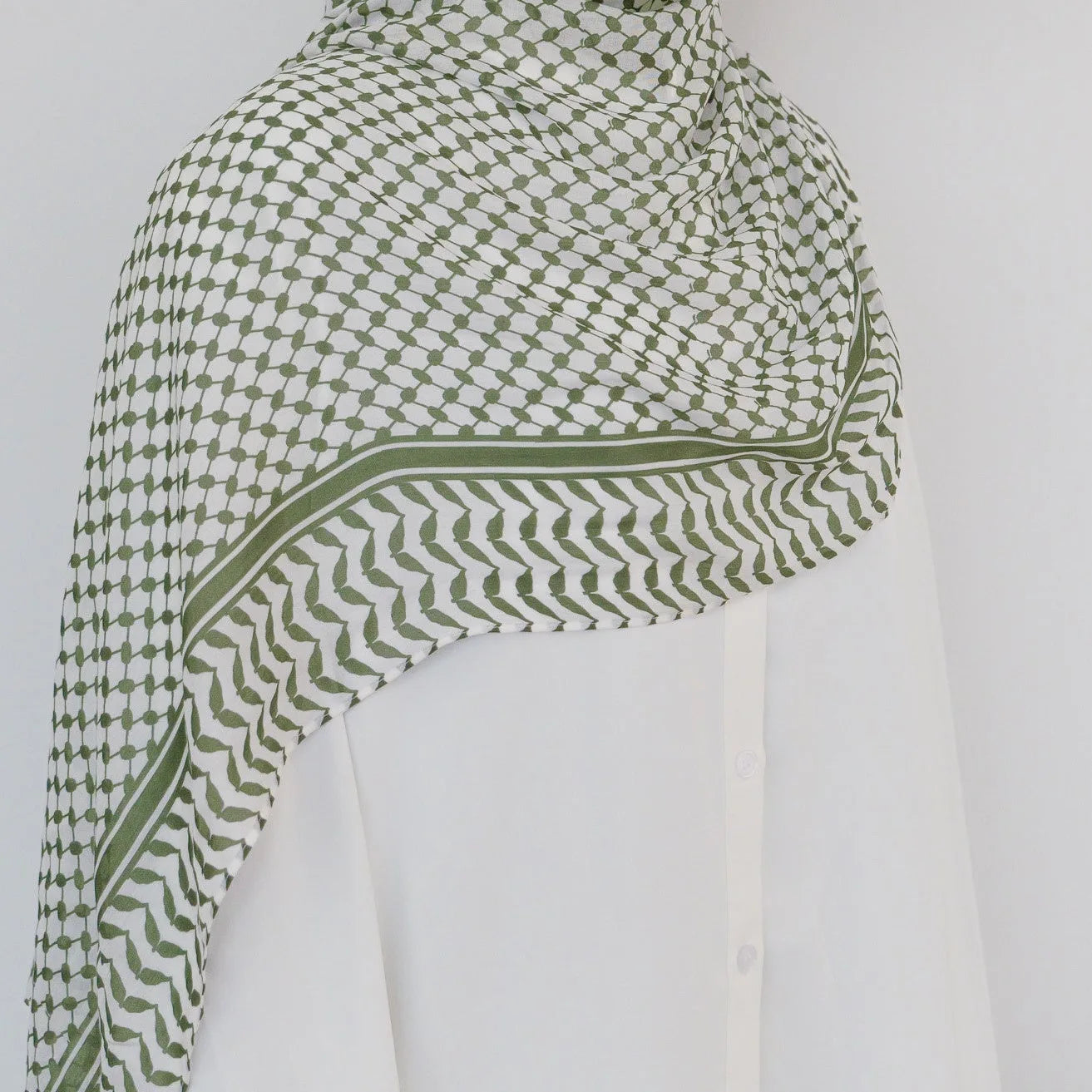 Sabr Keffiyeh Chiffon Hijab