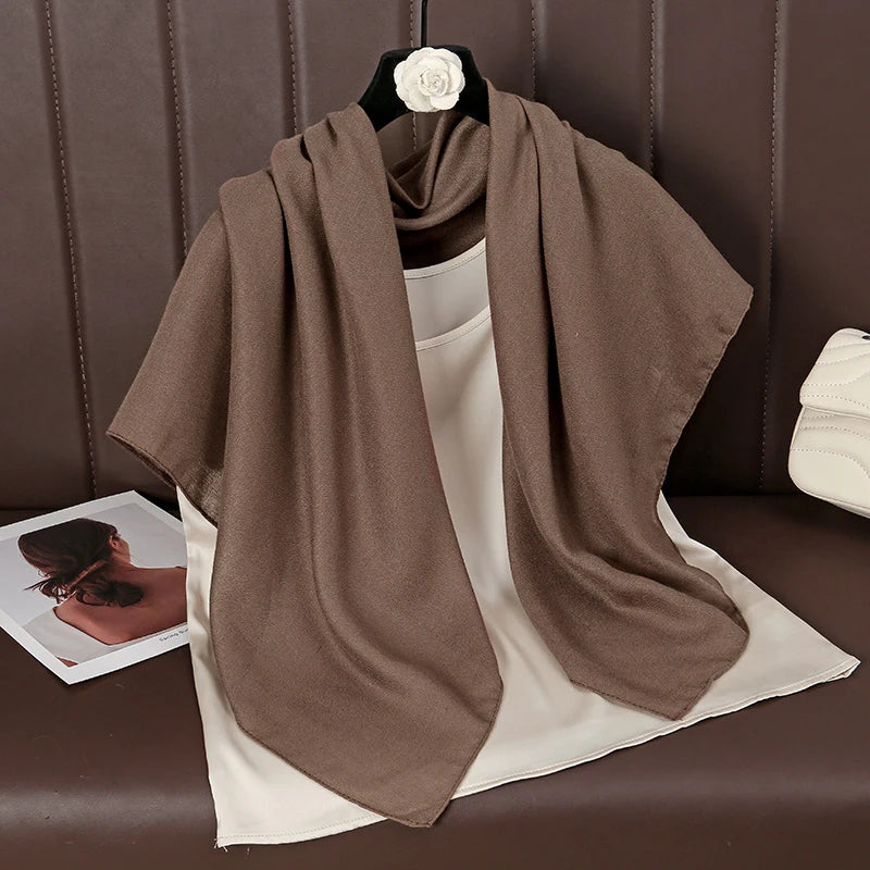 Linen Solid Color Scarf