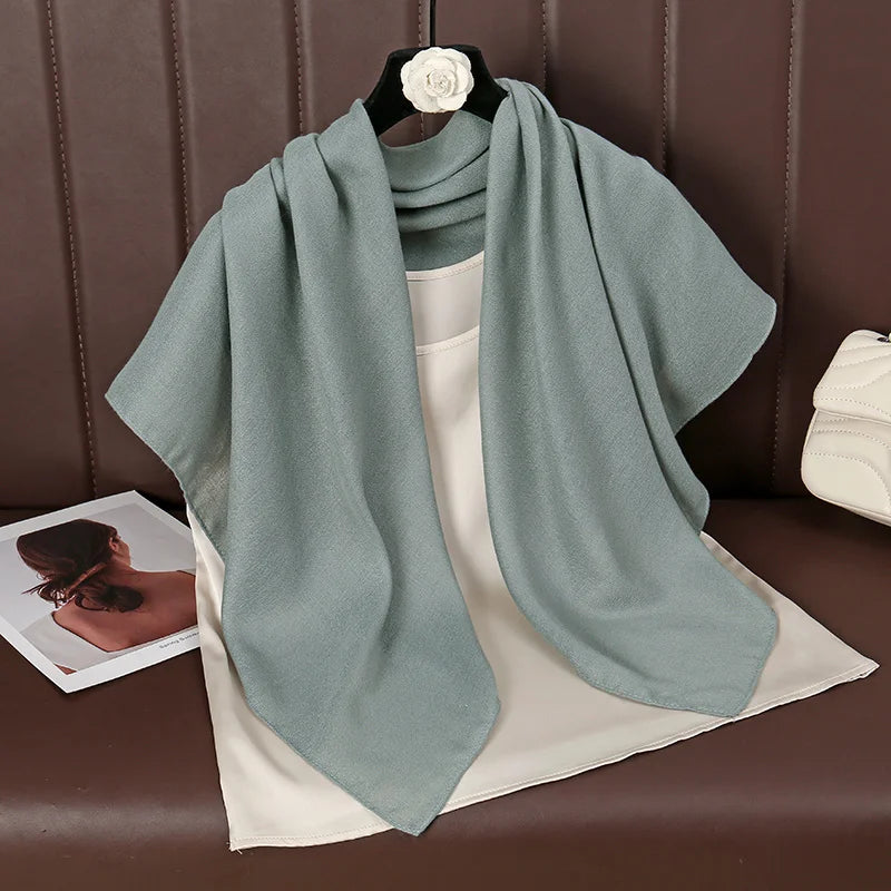 Linen Solid Color Scarf