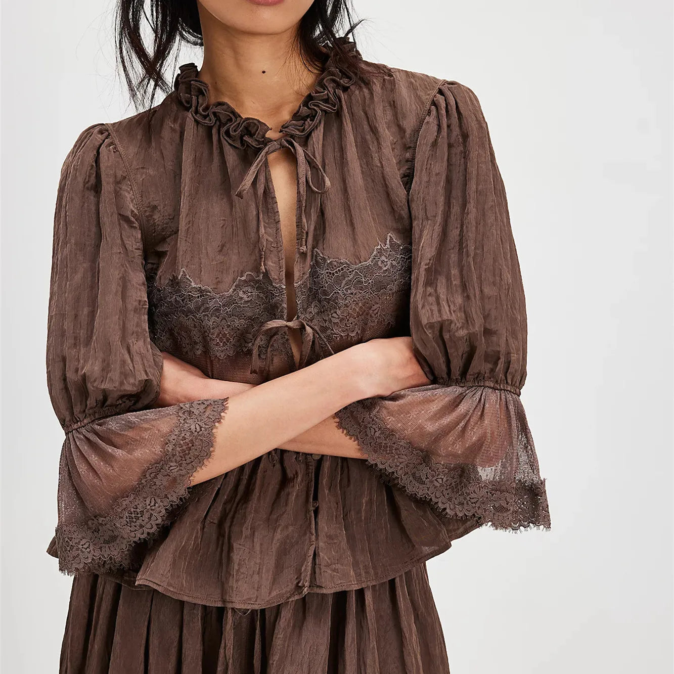 Ruffle Reverie Blouse